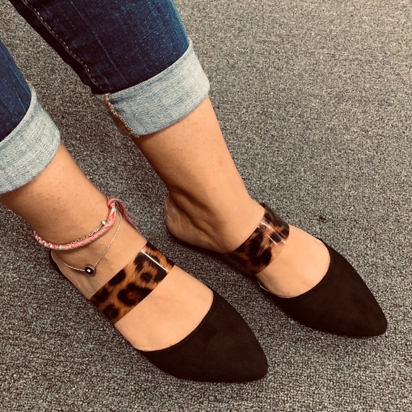 Ladies pointed toe flat mules - Picture 4 of 4